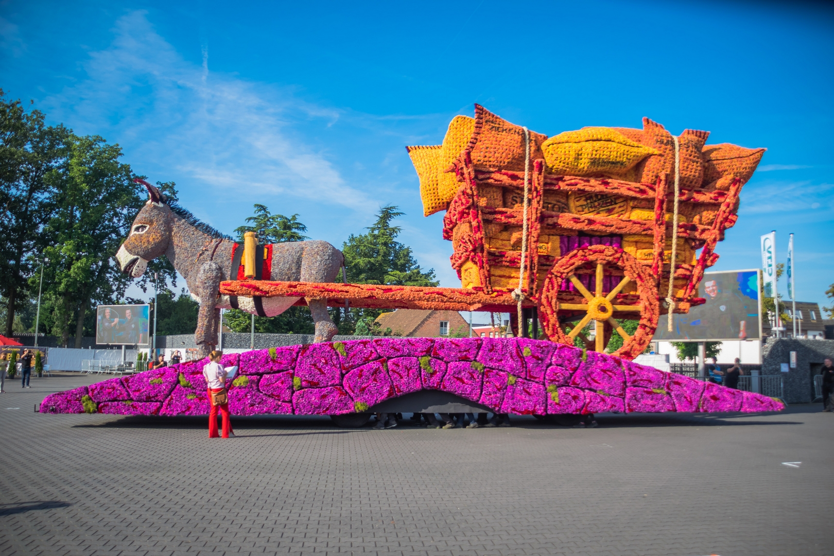 Zware last, Foto Charles van Campenhout