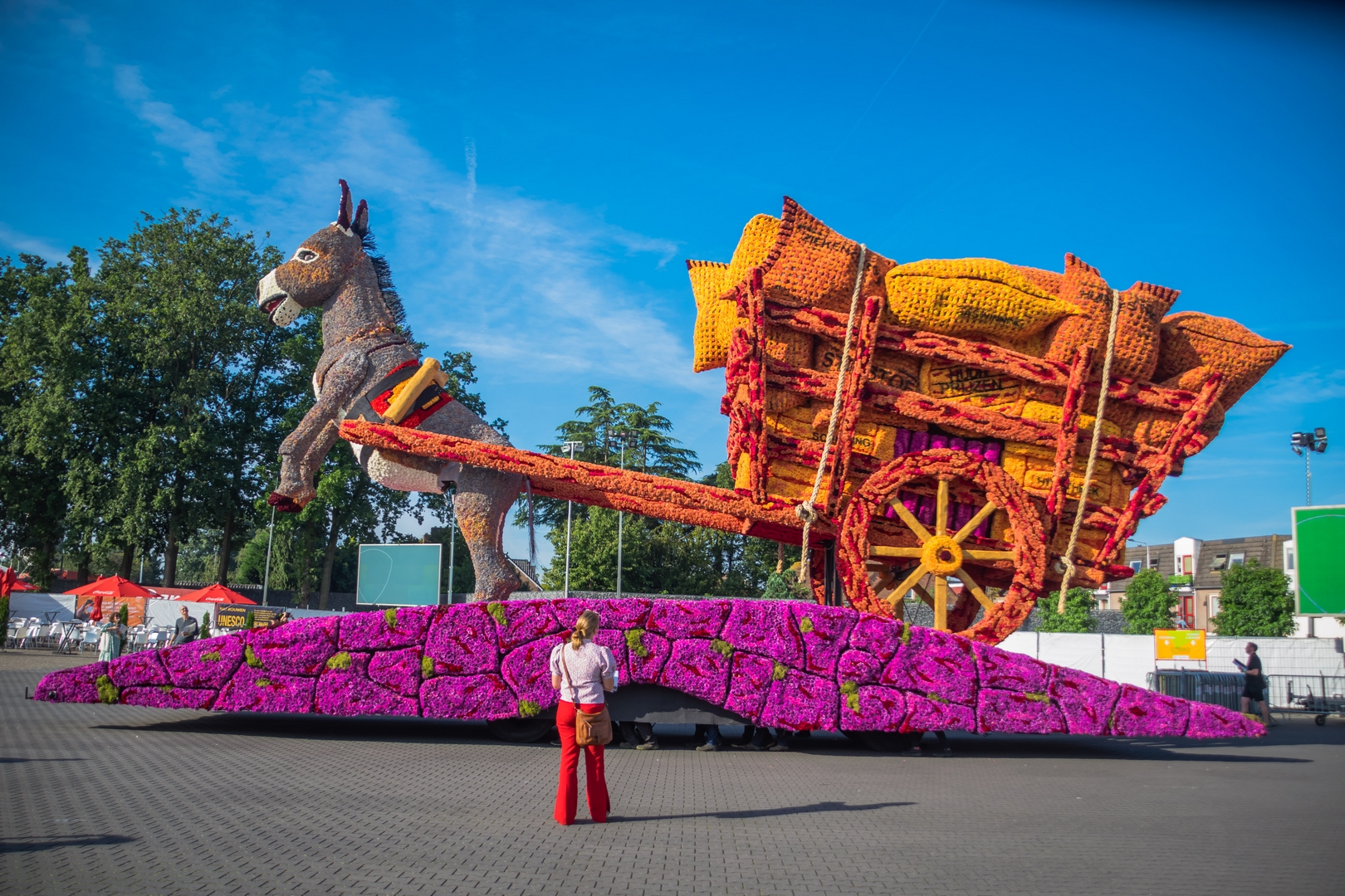 Zware last, Foto Charles van Campenhout
