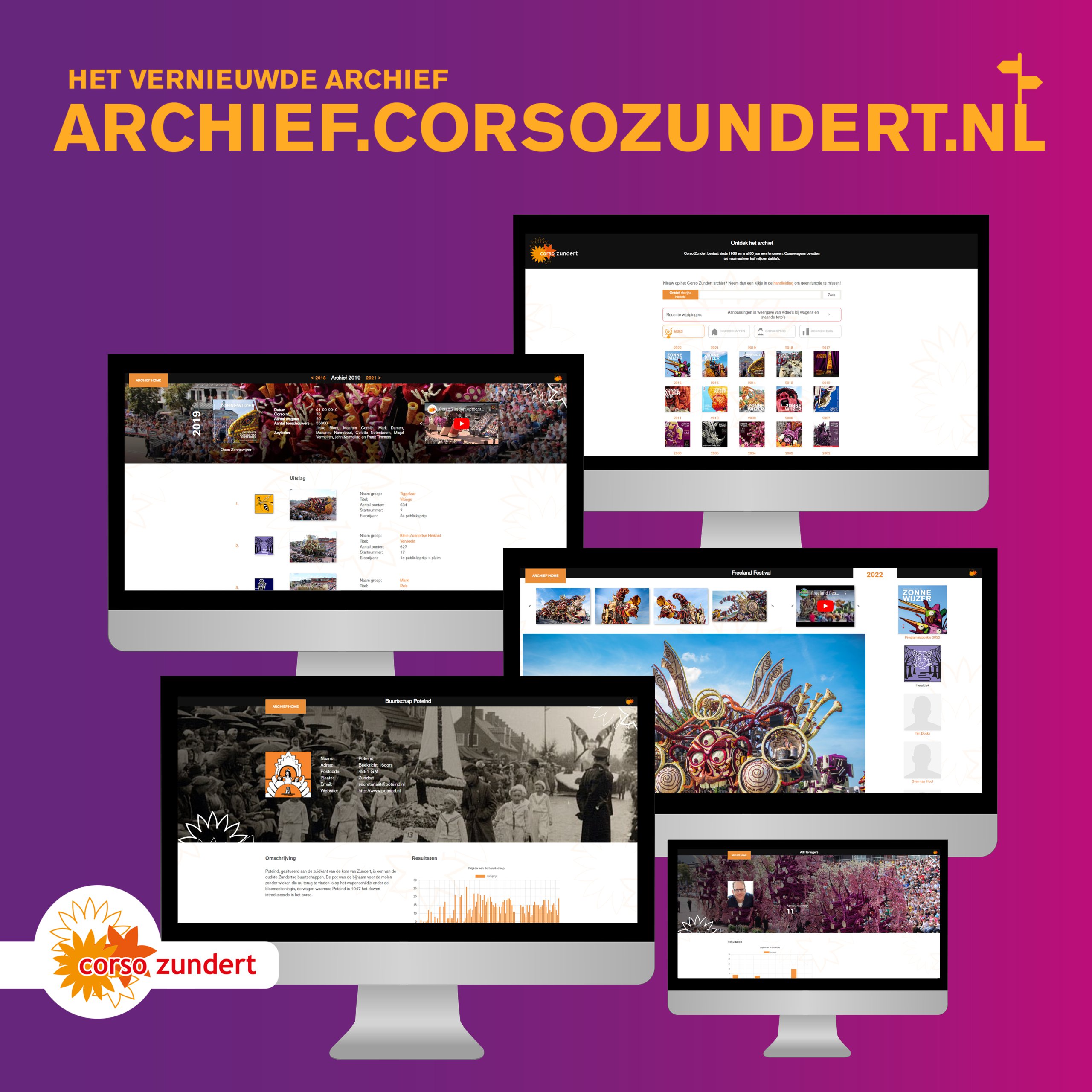 Archief website Corso Zundert