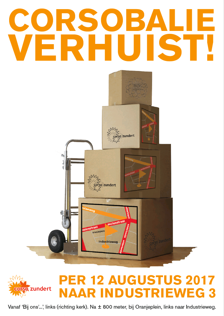 Corsobalie is verhuisd